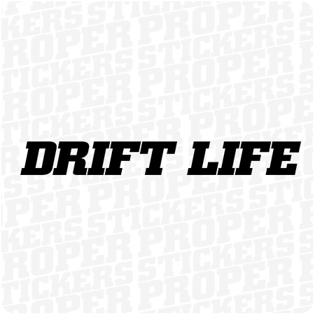 DRIFT LIFE naklejka sticker
